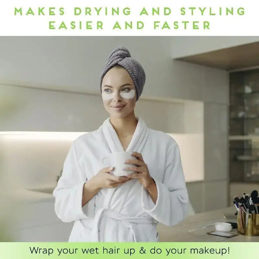 Hair Drying Towel – Easy Wrap for Quick & Absorbent Drying