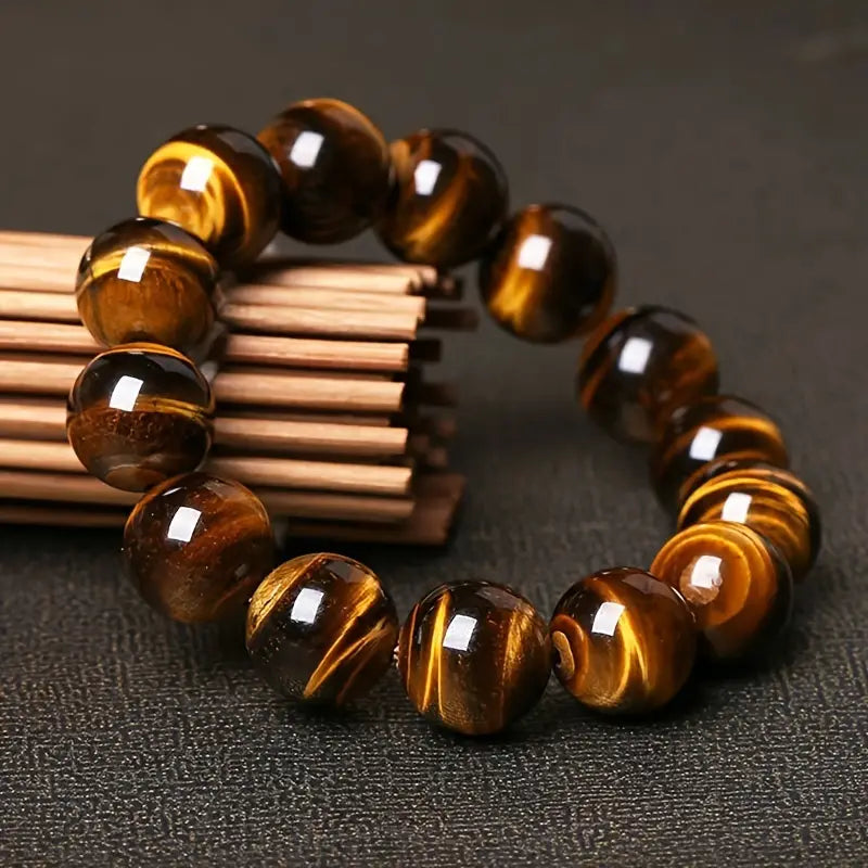 Tiny Tiger’s Eye Bracelet – Strength, Confidence & Protection