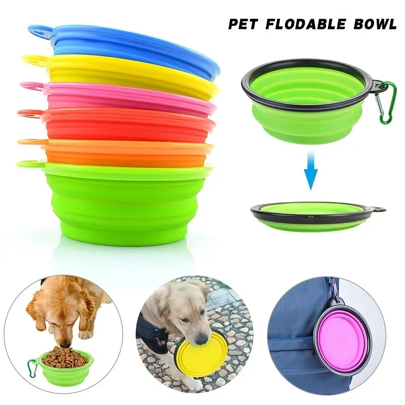 Collapsible Pet Bowl – Portable Food & Water Solution for On-the-Go