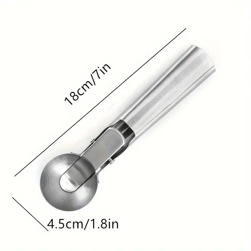 Stainless Steel Ice Cream Scoop with Lever – Perfect Round Scoops Every Time