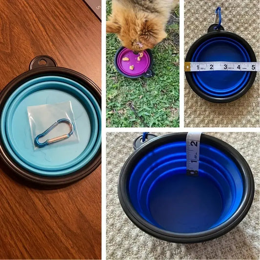 Collapsible Pet Bowl – Portable Food & Water Solution for On-the-Go
