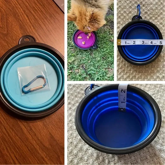 Collapsible Pet Bowl – Portable Food & Water Solution for On-the-Go