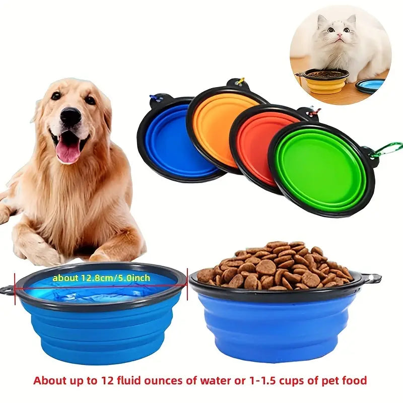 Collapsible Pet Bowl – Portable Food & Water Solution for On-the-Go