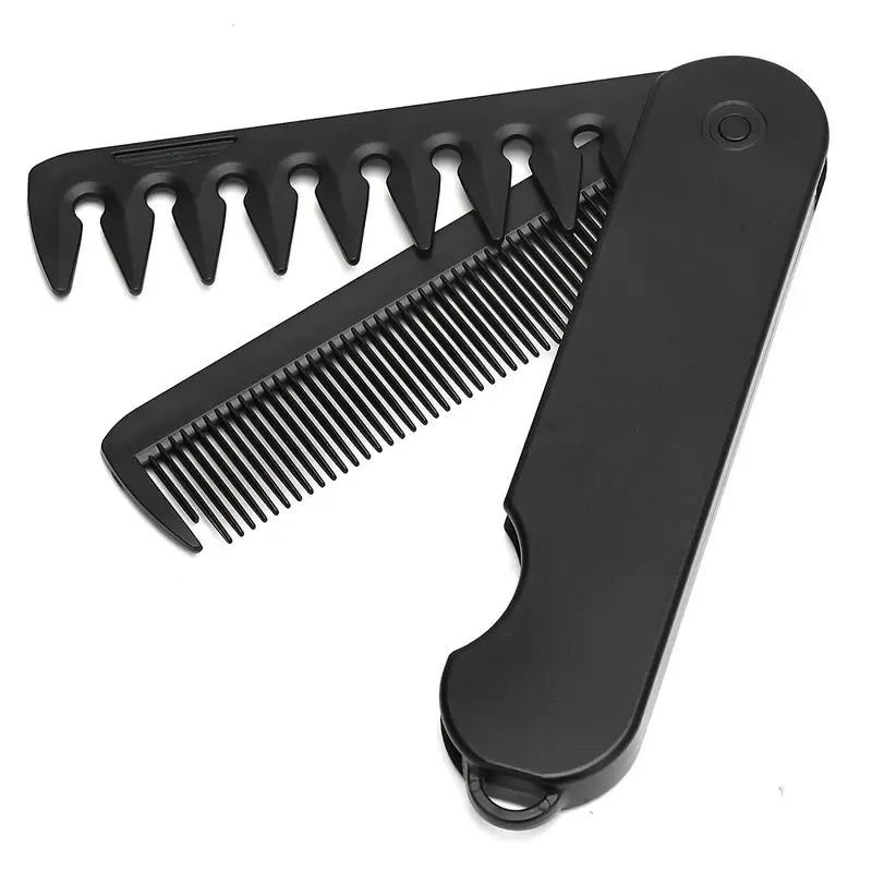 2-in-1 Hair and Beard Styling Comb – Versatile for Wet & Dry Grooming