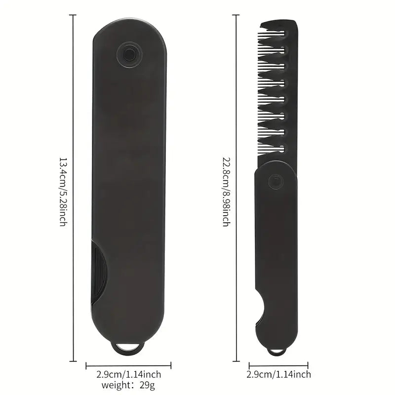 2-in-1 Hair and Beard Styling Comb – Versatile for Wet & Dry Grooming