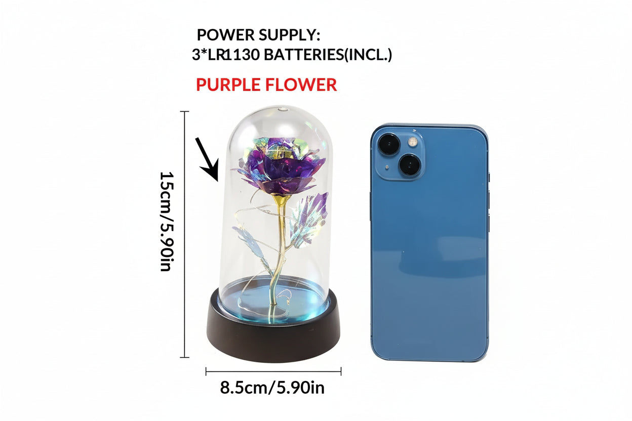 LED Light-Up Forever Rose – A Timeless Symbol of Love & Beauty