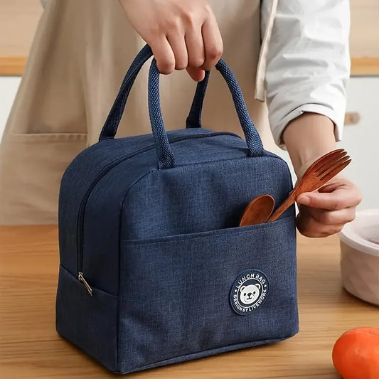 Insulated Canvas Lunch Bag – Keeps Food Fresh for Hours