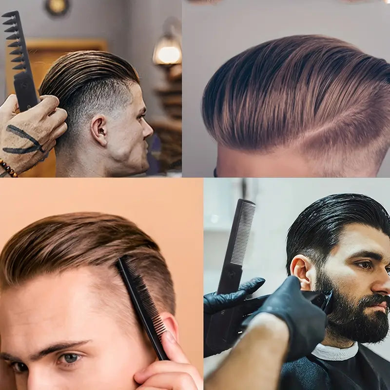 2-in-1 Hair and Beard Styling Comb – Versatile for Wet & Dry Grooming