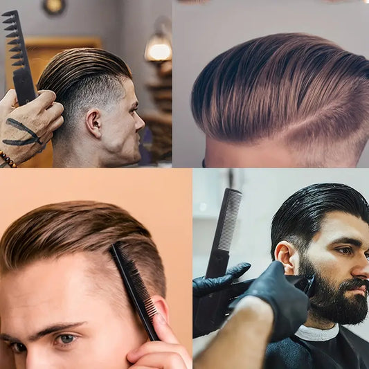 2-in-1 Hair and Beard Styling Comb – Versatile for Wet & Dry Grooming