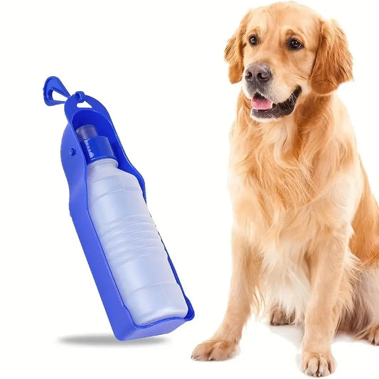 Foldable Dog Water Bottle with Bowl – Hydration for Pets On-the-Go