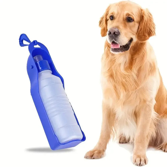 Foldable Dog Water Bottle with Bowl – Hydration for Pets On-the-Go