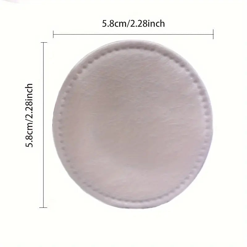100-Pack Pure Cotton Round Pads – Soft, Double-Sided for Makeup Removal & Skincare