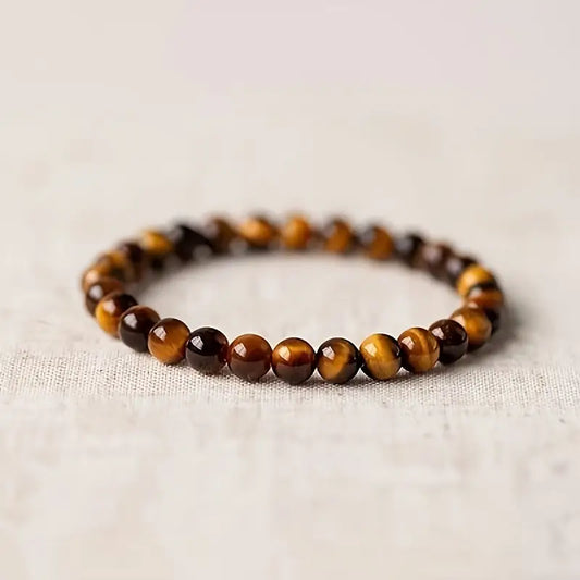 Tiny Tiger’s Eye Bracelet – Strength, Confidence & Protection