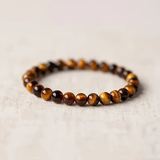 Tiny Tiger’s Eye Bracelet – Strength, Confidence & Protection