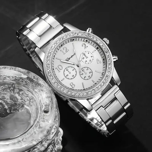 Women's Fashionable Quartz Watch – Stylish Party Timepiece, Perfect Gift for Any Occasion