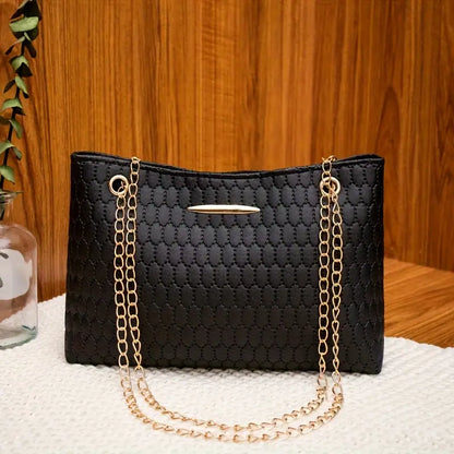 Black Crossbody Bag – Lightweight Everyday Purse with Secure Magnetic Closure