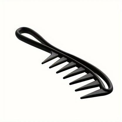 Anti-Static Wide-Tooth Comb – Ergonomic Design for Easy & Gentle Detangling