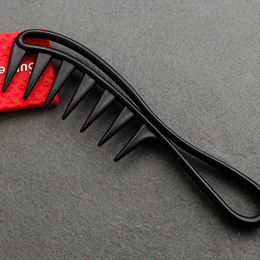Anti-Static Wide-Tooth Comb – Ergonomic Design for Easy & Gentle Detangling