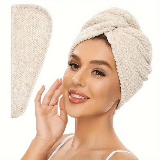 Hair Drying Towel – Easy Wrap for Quick & Absorbent Drying