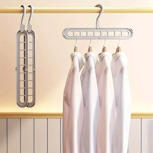 9-Loop Space-Saving Clothes Hanger – Organize & Maximize Closet Storage Effortlessly - 5 Pack