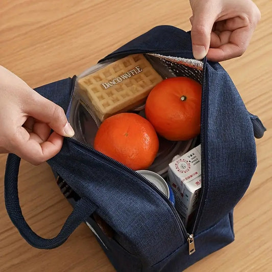 Insulated Canvas Lunch Bag – Keeps Food Fresh for Hours