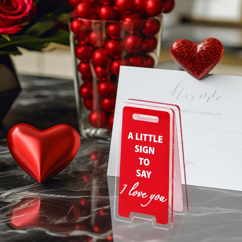 Cute Bedside Photo Holder Sign – Perfect Valentine's Day Gift for Her