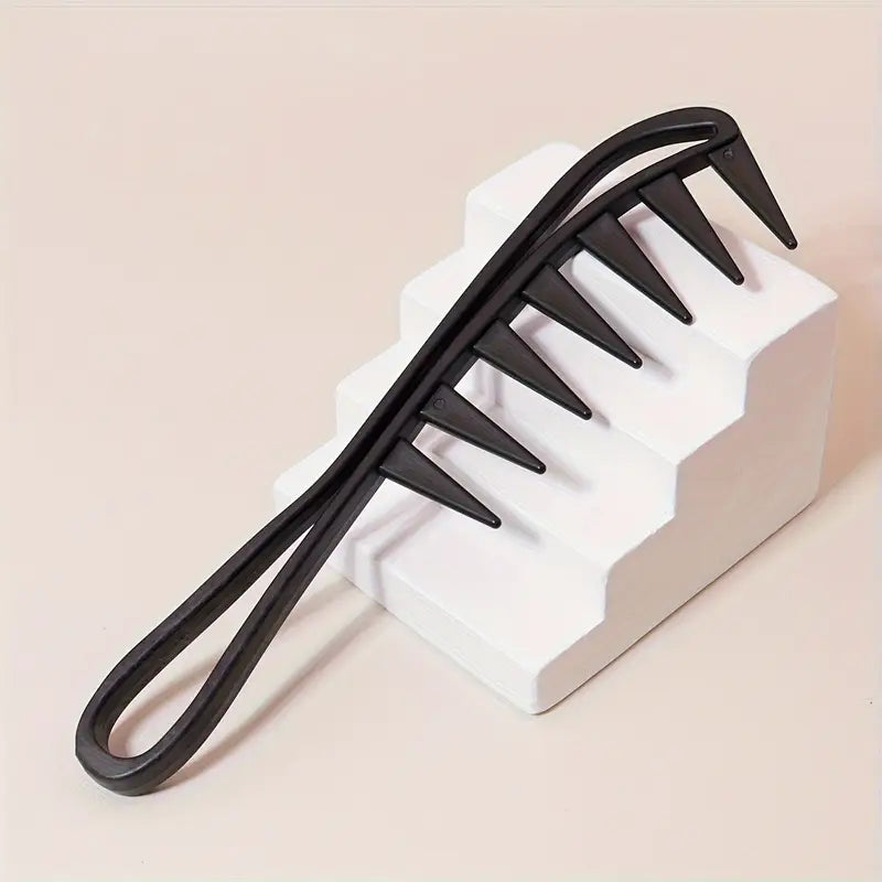 Anti-Static Wide-Tooth Comb – Ergonomic Design for Easy & Gentle Detangling