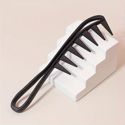 Anti-Static Wide-Tooth Comb – Ergonomic Design for Easy & Gentle Detangling
