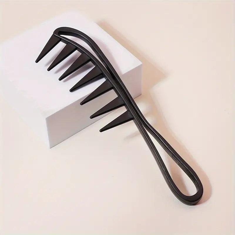 Anti-Static Wide-Tooth Comb – Ergonomic Design for Easy & Gentle Detangling