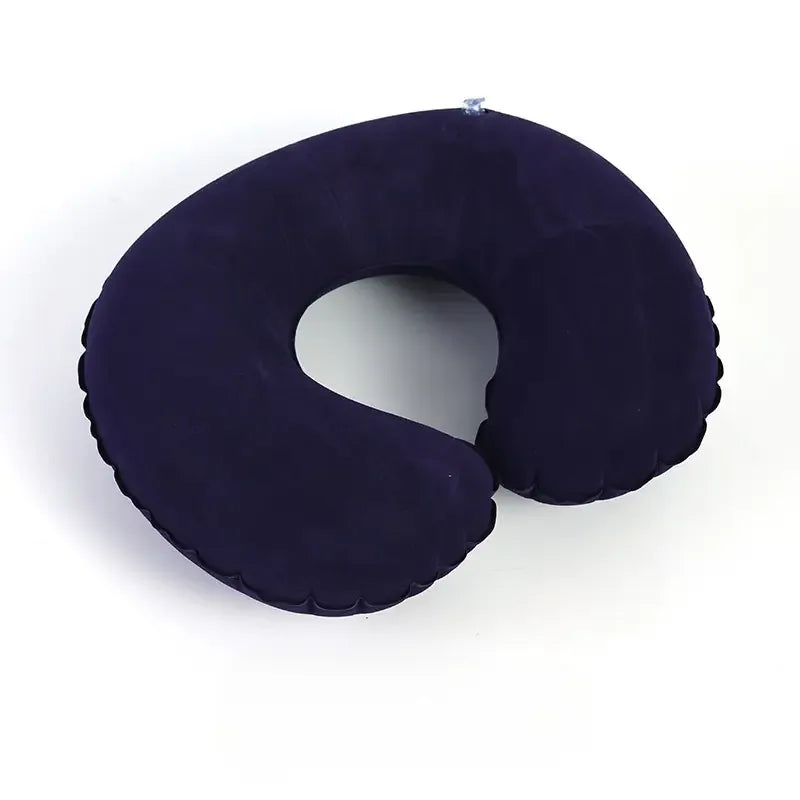Inflatable Travel Neck Pillow: Compact, Soft & Portable Head Support for Airplanes