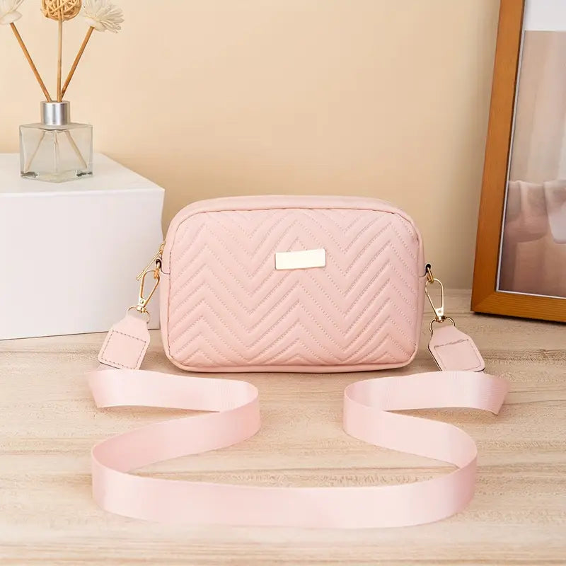 Chic Mini Quilted Crossbody Bag – Lightweight, Compact, and Stylish for Everyday Use