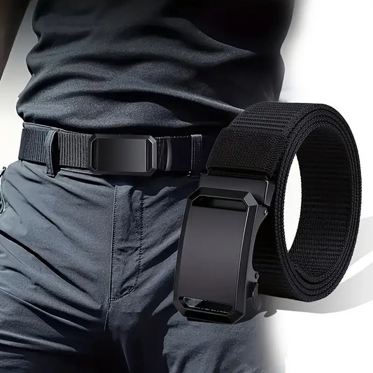 Men's Canvas Belt with Buckle – Durable & Adjustable Fit
