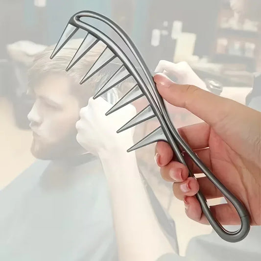 Anti-Static Wide-Tooth Comb – Ergonomic Design for Easy & Gentle Detangling
