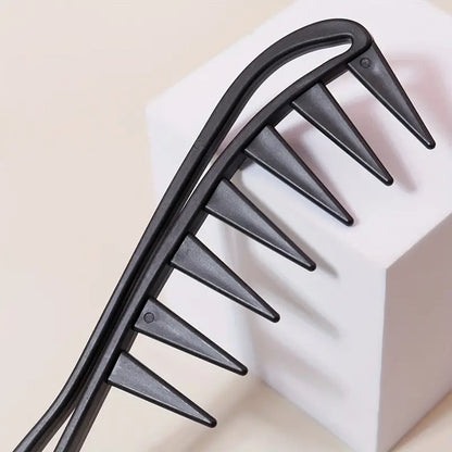 Anti-Static Wide-Tooth Comb – Ergonomic Design for Easy & Gentle Detangling