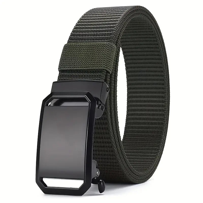 Men's Canvas Belt with Buckle – Durable & Adjustable Fit
