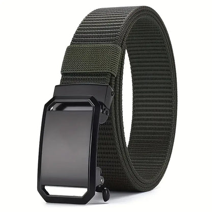 Men's Canvas Belt with Buckle – Durable & Adjustable Fit
