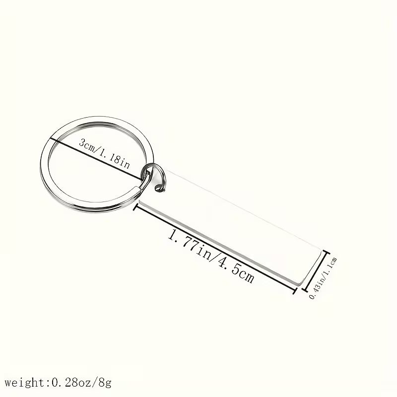 Romantic 'I Love You More, The End, I Win' Keychain – Perfect Valentine's Day Gift