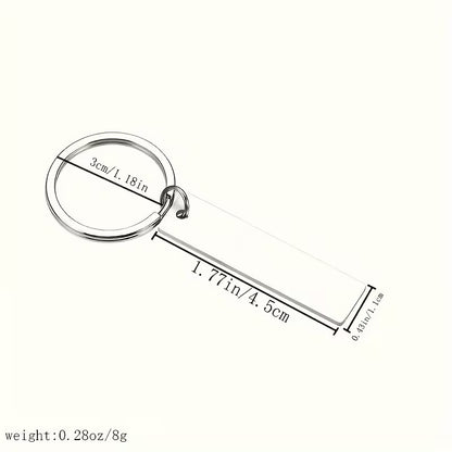 Romantic 'I Love You More, The End, I Win' Keychain – Perfect Valentine's Day Gift