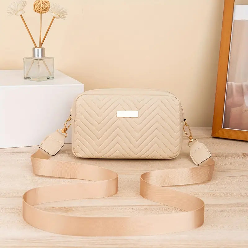 Chic Mini Quilted Crossbody Bag – Lightweight, Compact, and Stylish for Everyday Use