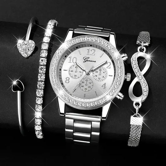 Women's Fashionable Quartz Watch – Stylish Party Timepiece, Perfect Gift for Any Occasion