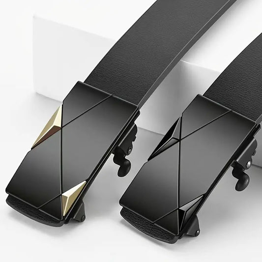 Men's PU Leather Belt – Classic Style with Adjustable Fit