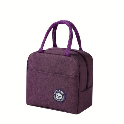 Insulated Canvas Lunch Bag – Keeps Food Fresh for Hours