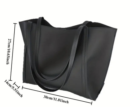 Spacious PU Leather Handbag for Women – Stylish & Practical Everyday with Quick access