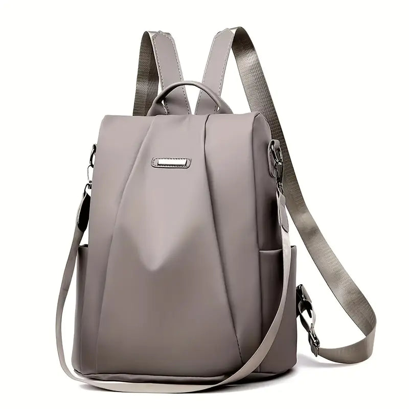 Ladies Anti-Theft Backpack – Modern Waterproof Design with Convertible Shoulder Strap