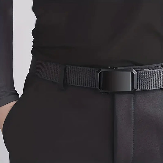 Men's Canvas Belt with Buckle – Durable & Adjustable Fit
