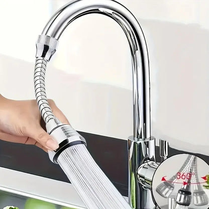 Adjustable Stainless Steel Faucet Extender – Anti-Splash Sink Spray Nozzle