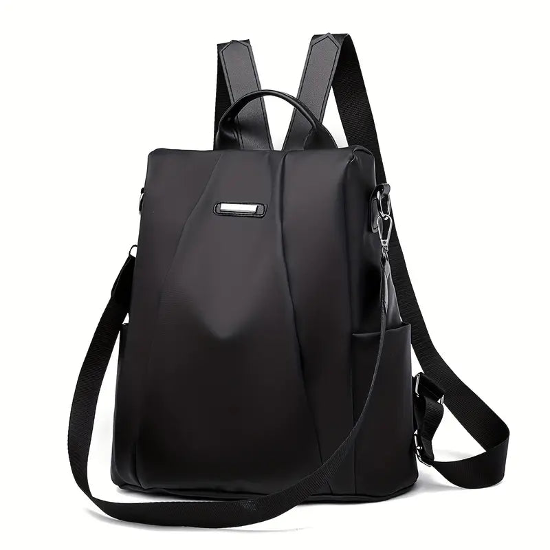 Ladies Anti-Theft Backpack – Modern Waterproof Design with Convertible Shoulder Strap