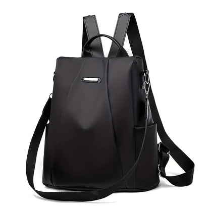 Ladies Anti-Theft Backpack – Modern Waterproof Design with Convertible Shoulder Strap