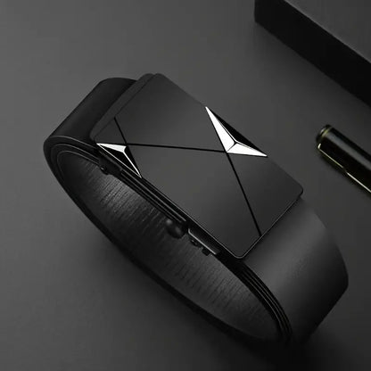 Men's PU Leather Belt – Classic Style with Adjustable Fit